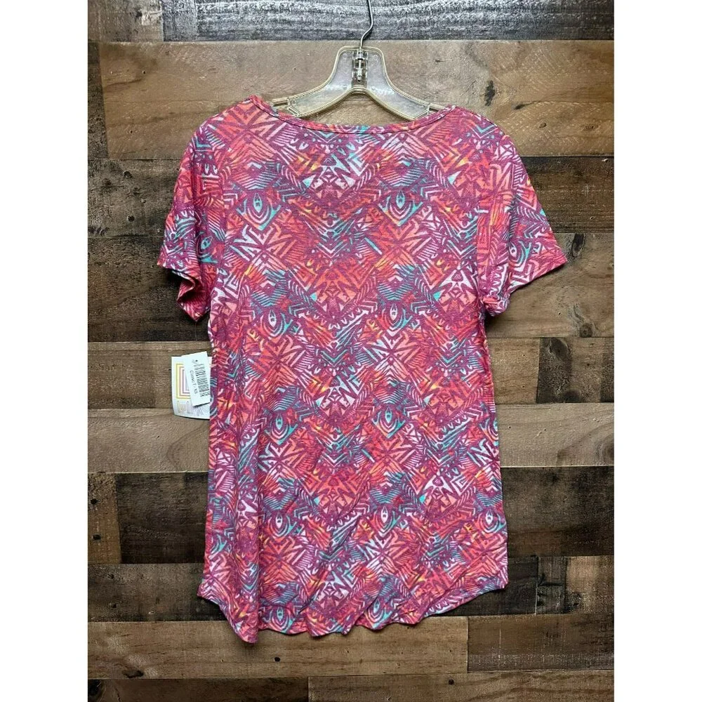 NWT Lula Roe Women's Classic T Geometric T-Shirt Size X-Small - Picture 5 of 5